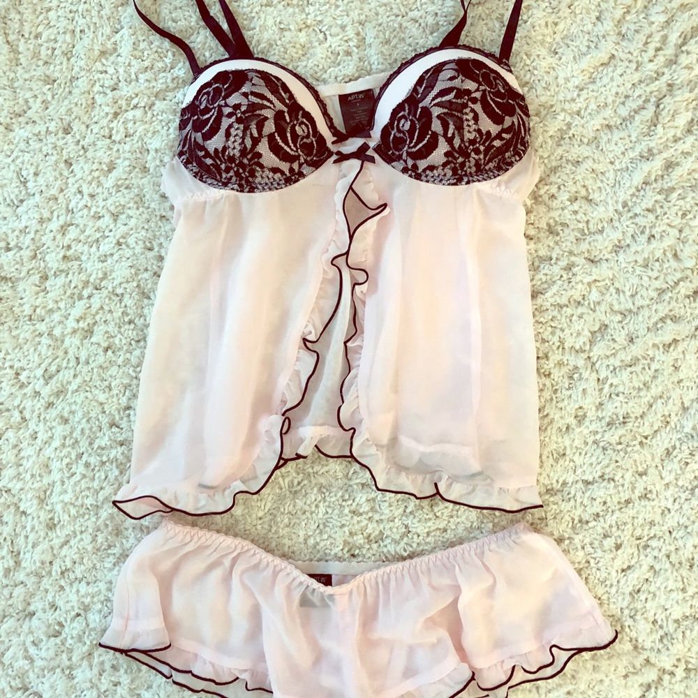 Light Pink Lingerie - Never Worn Matching Set